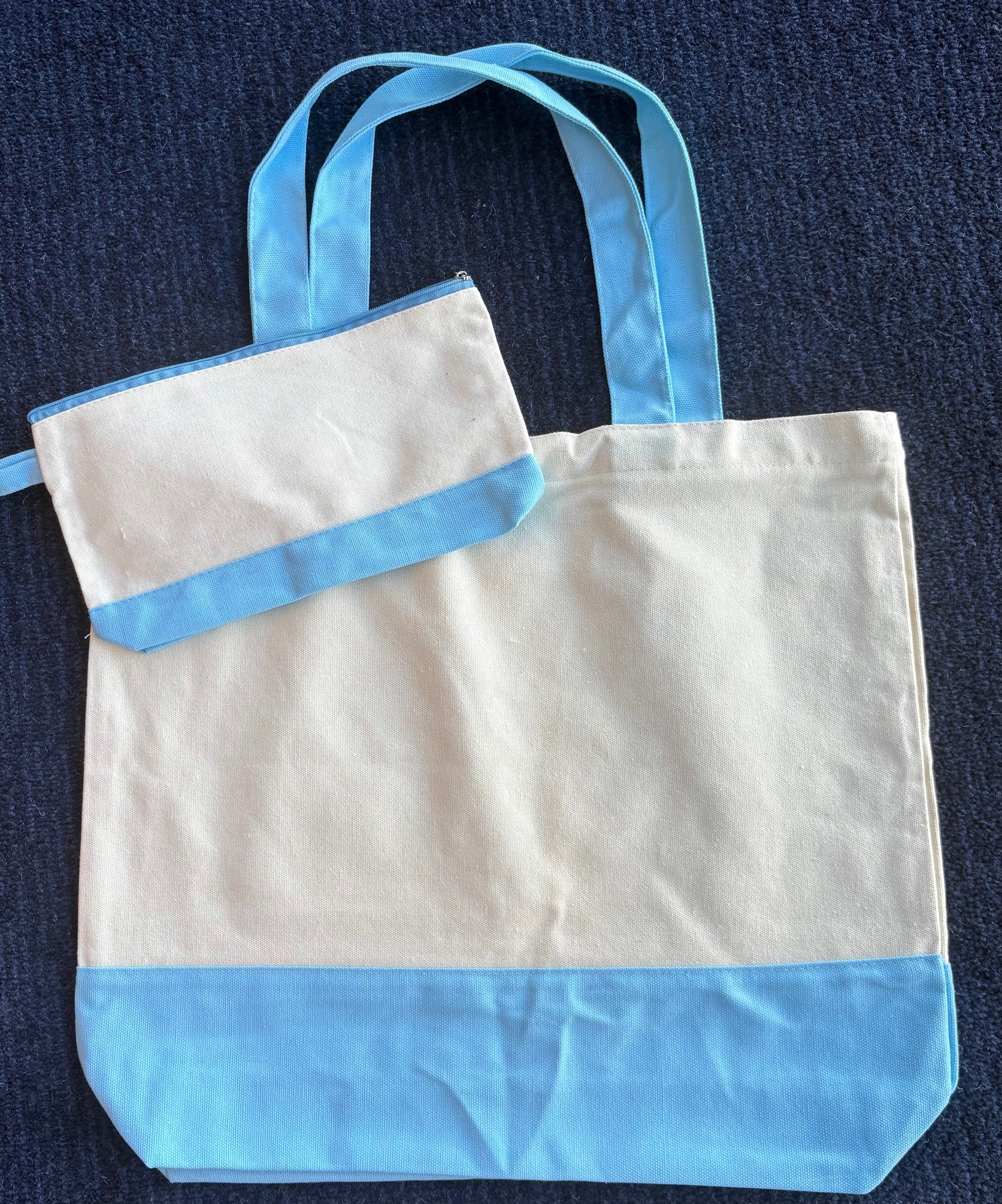 Design your own Tote Bag w/matching cosmetic bag