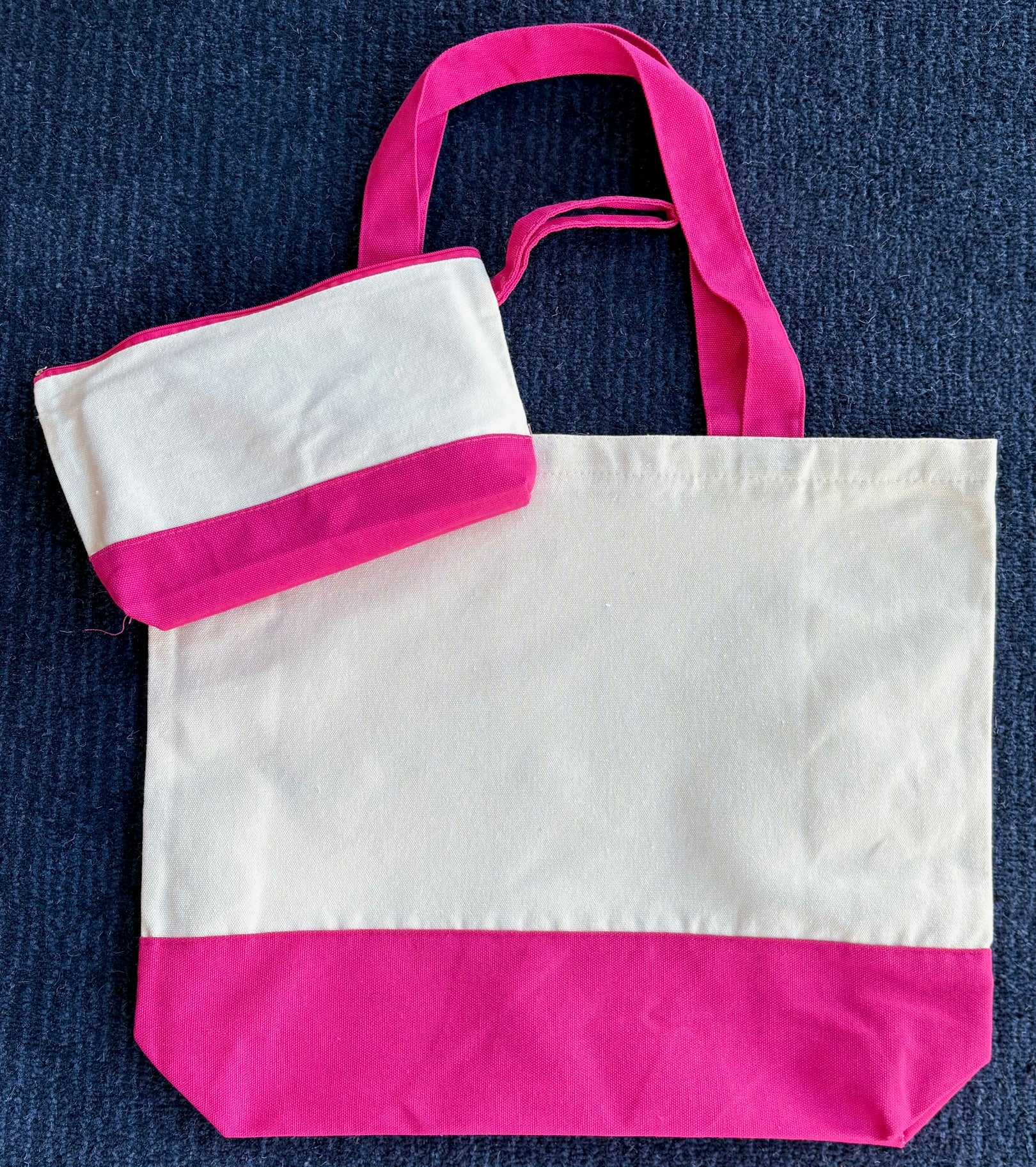 Design your own Tote Bag w/matching cosmetic bag