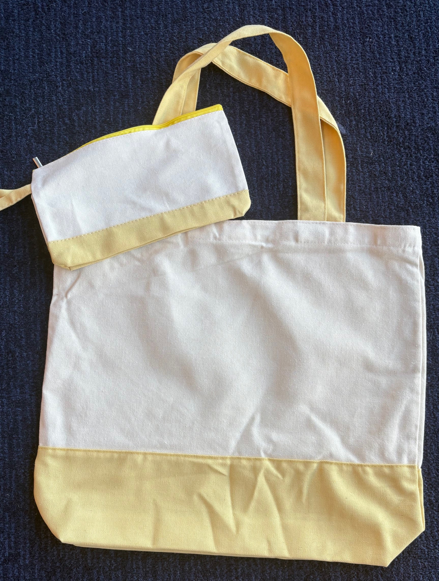Design your own Tote Bag w/matching cosmetic bag