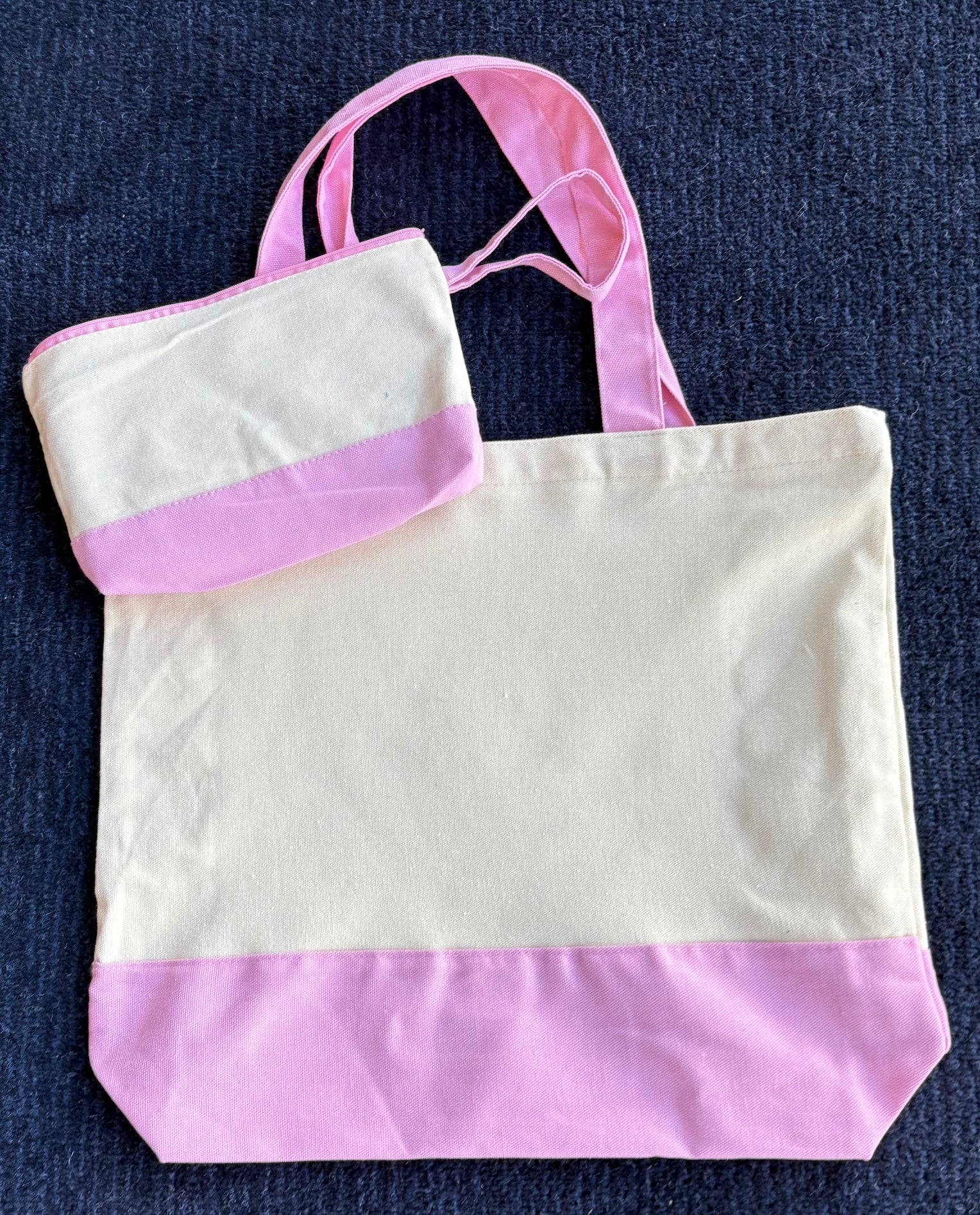 Design your own Tote Bag w/matching cosmetic bag