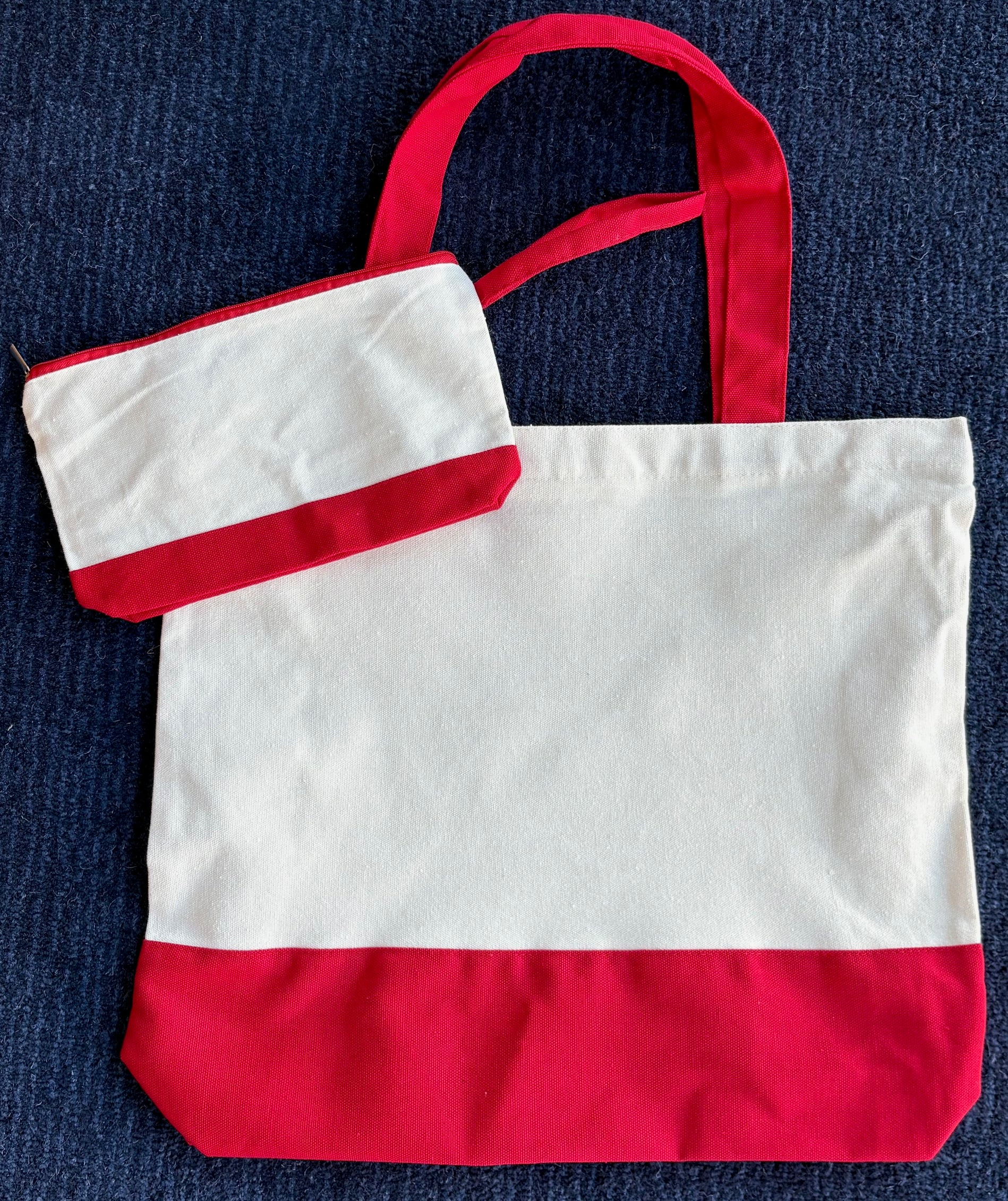 Design your own Tote Bag w/matching cosmetic bag