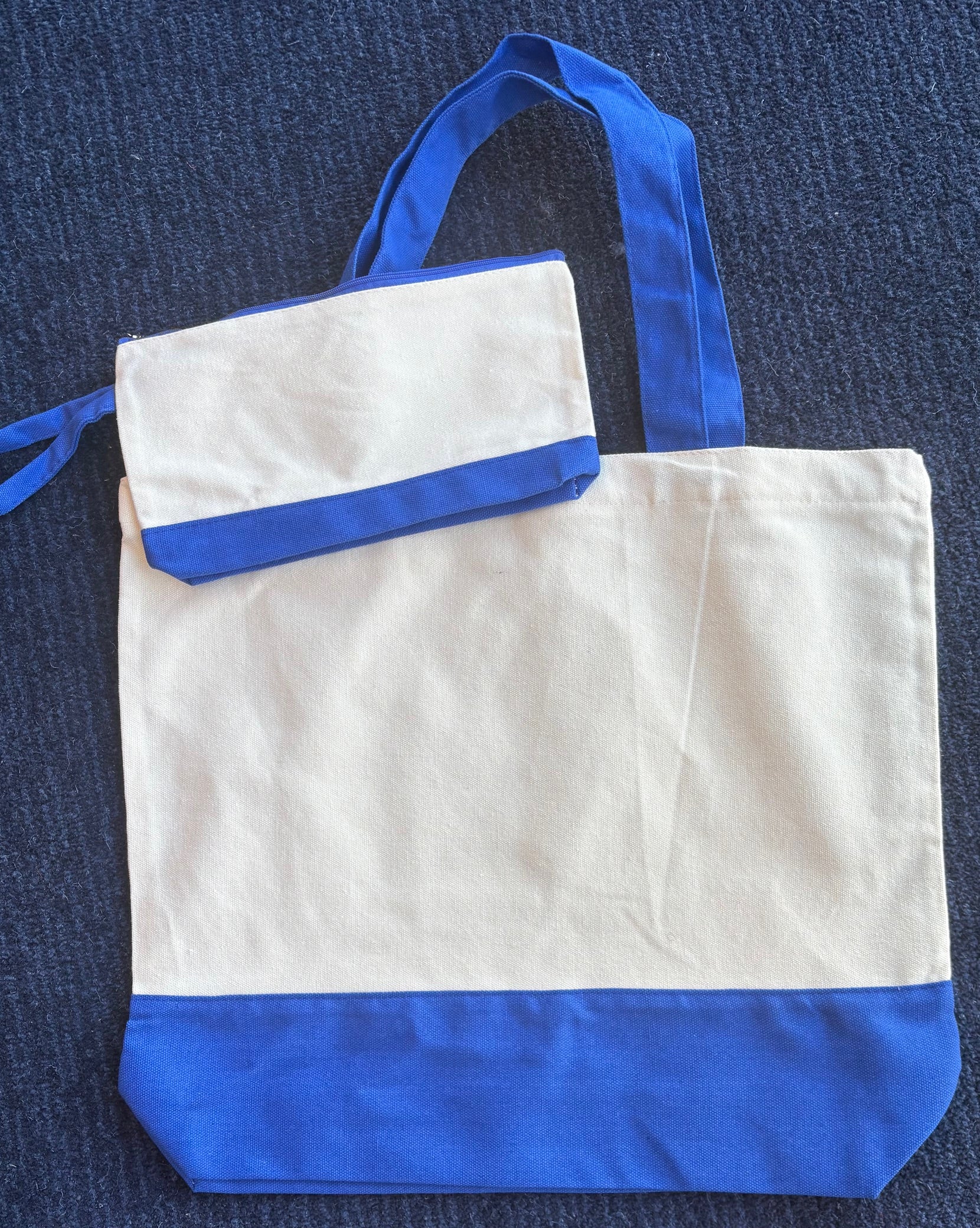 Design your own Tote Bag w/matching cosmetic bag