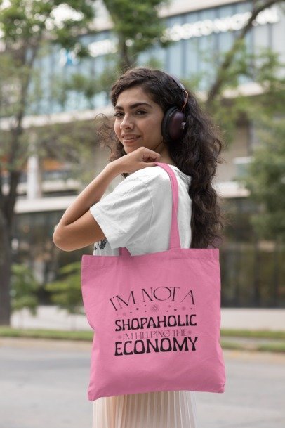 Shopaholic Tote Bags