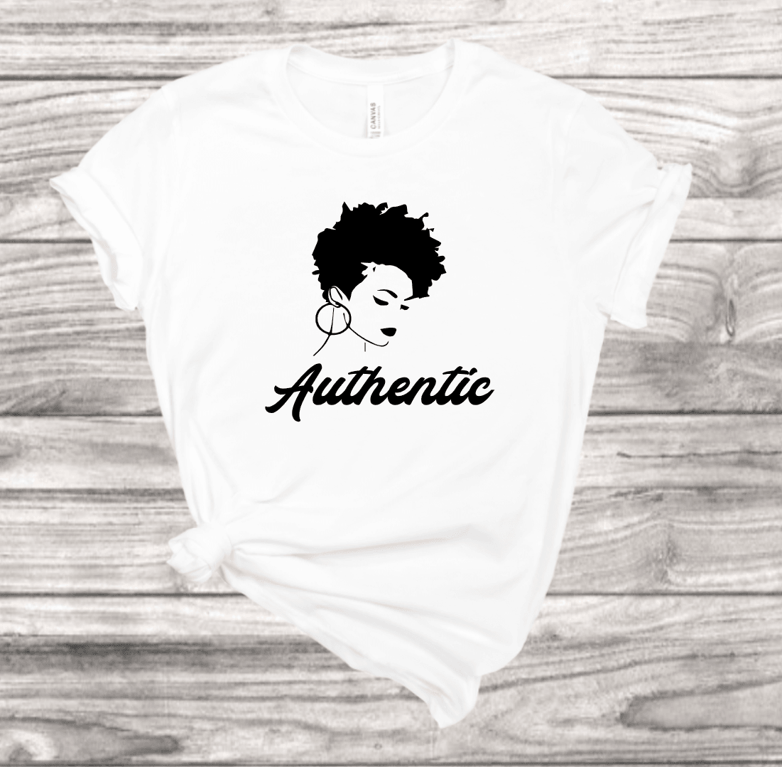 Authentic T-Shirt | Mema's Custom Studio - Mema's Custom Studio