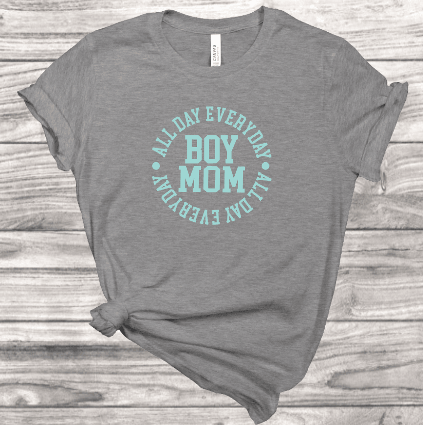 Boy Mom T-Shirt | Mema's Custom Studio - Mema's Custom Studio