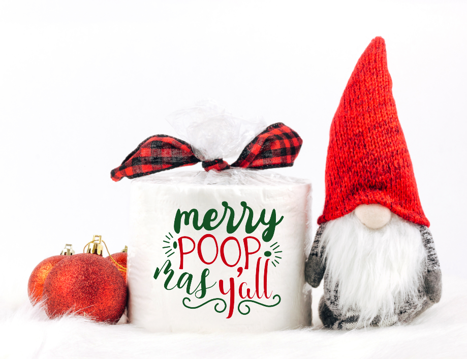 Christmas Toilet Paper Gag Gift