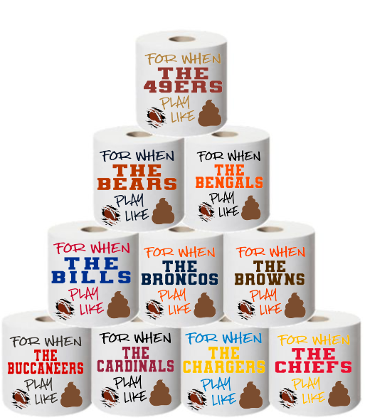 Football Toilet Paper Gift