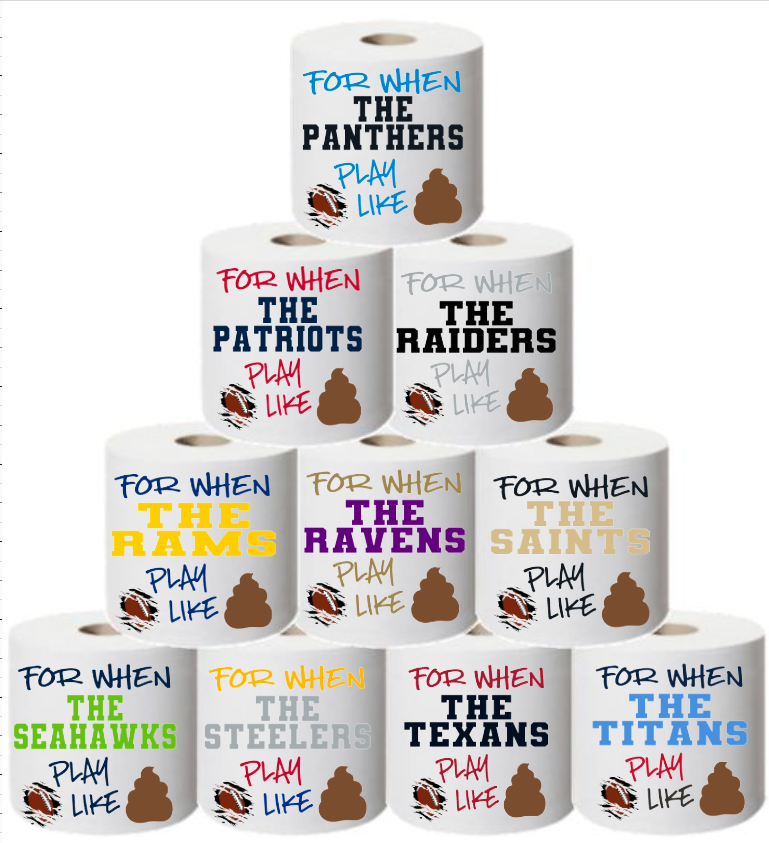 Football Toilet Paper Gift