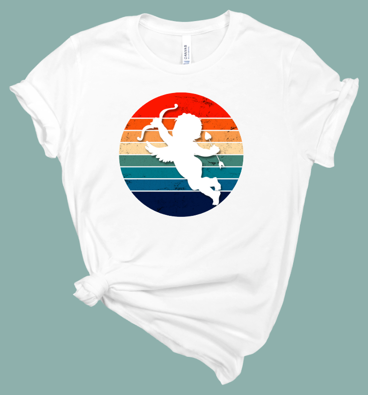 Cupid Retro T-Shirt | Mema's Custom Studio