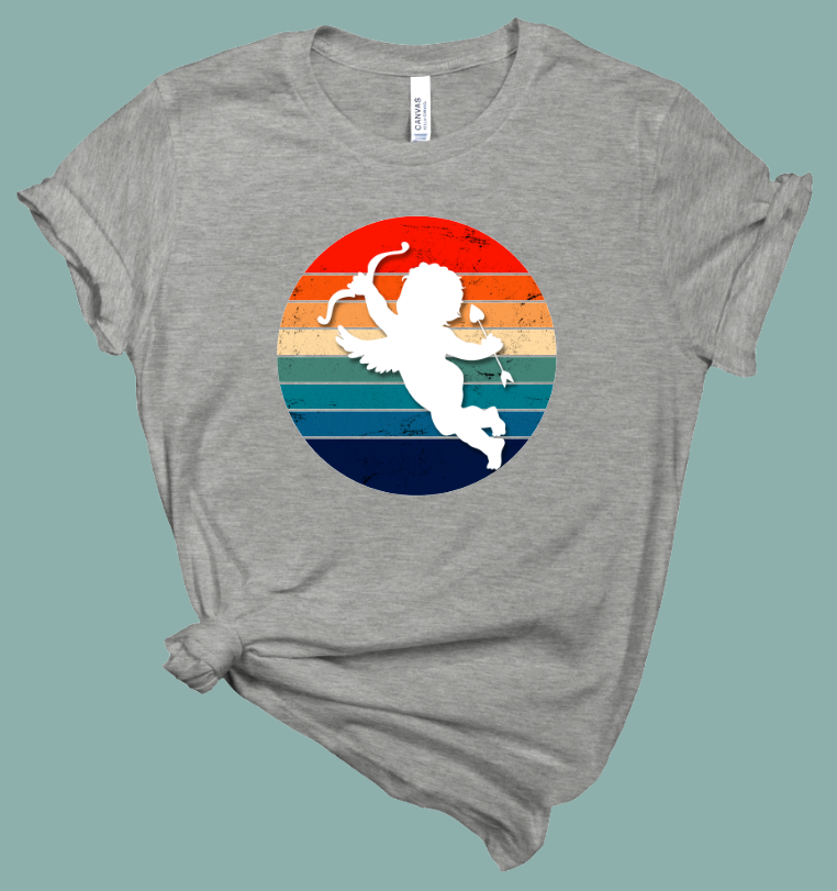 Cupid Retro T-Shirt | Mema's Custom Studio