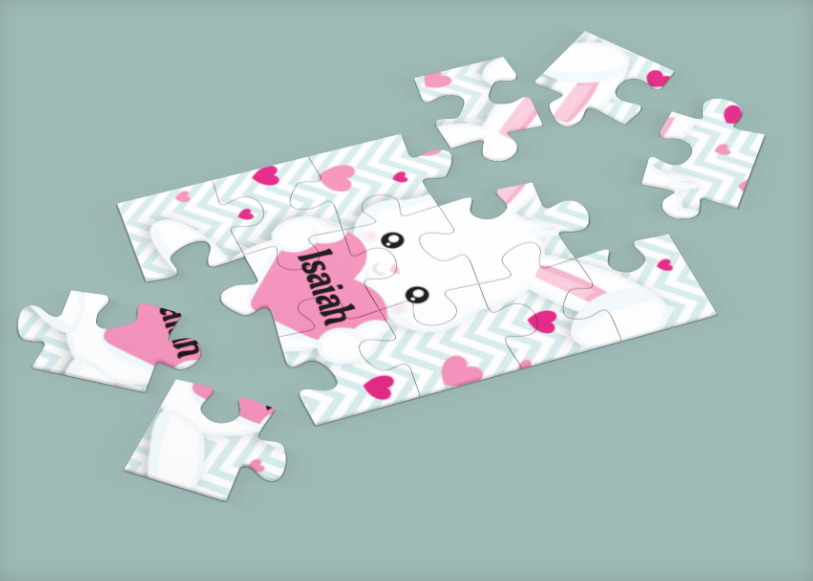 Easter Bunny Love Puzzle | Mema's Custom Studio