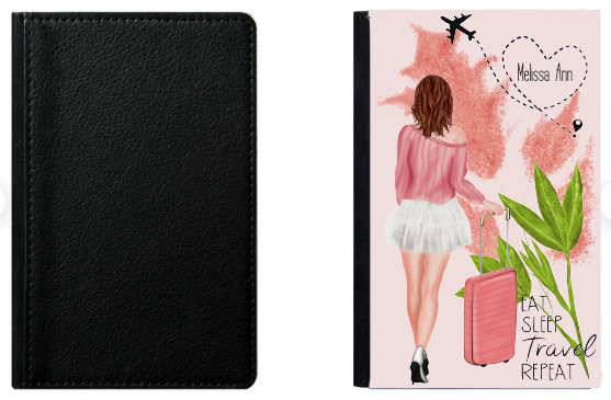 Eat Sleep Travel Repeat Passport Holder