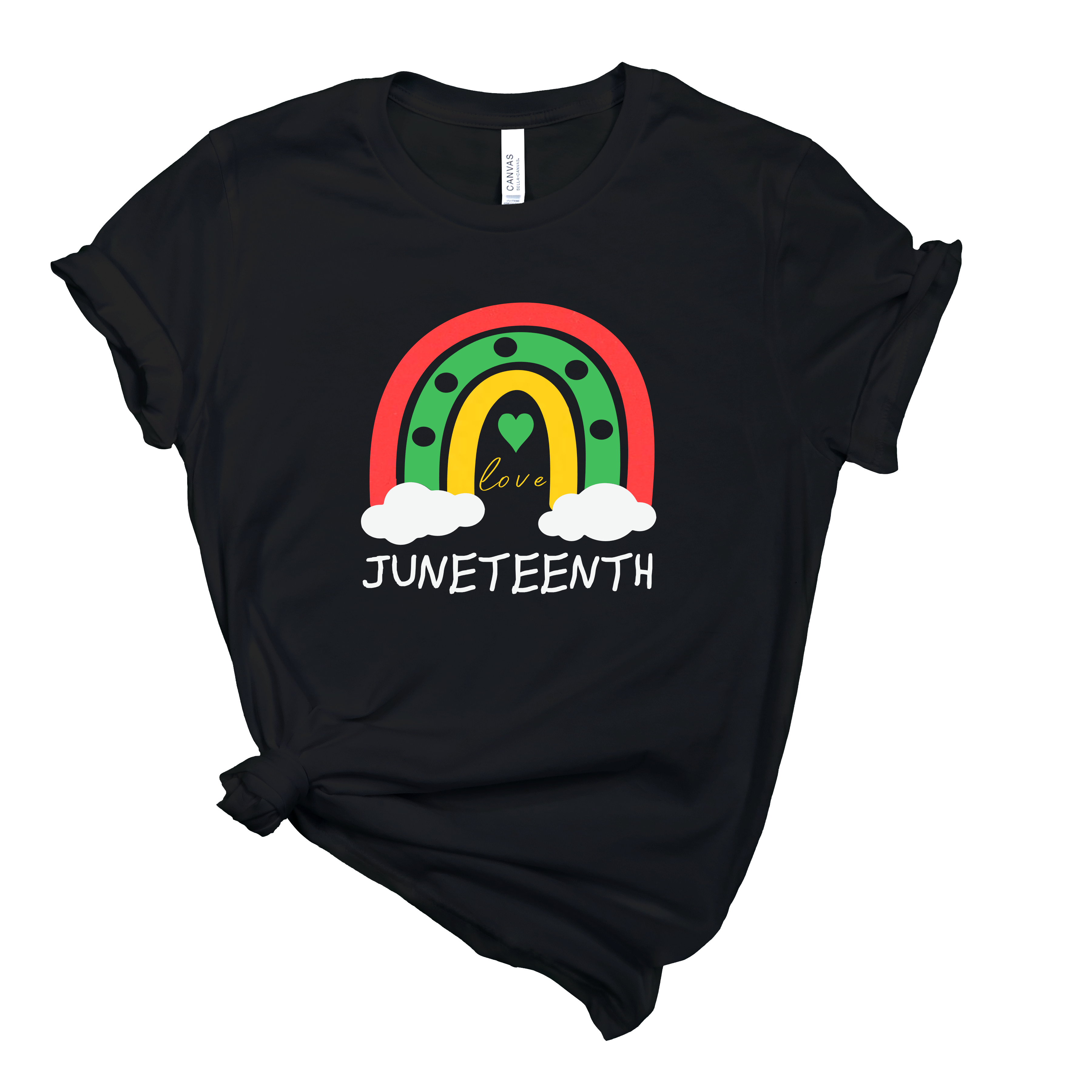 Juneteenth Rainbow T-Shirt | Mema's Custom Studio