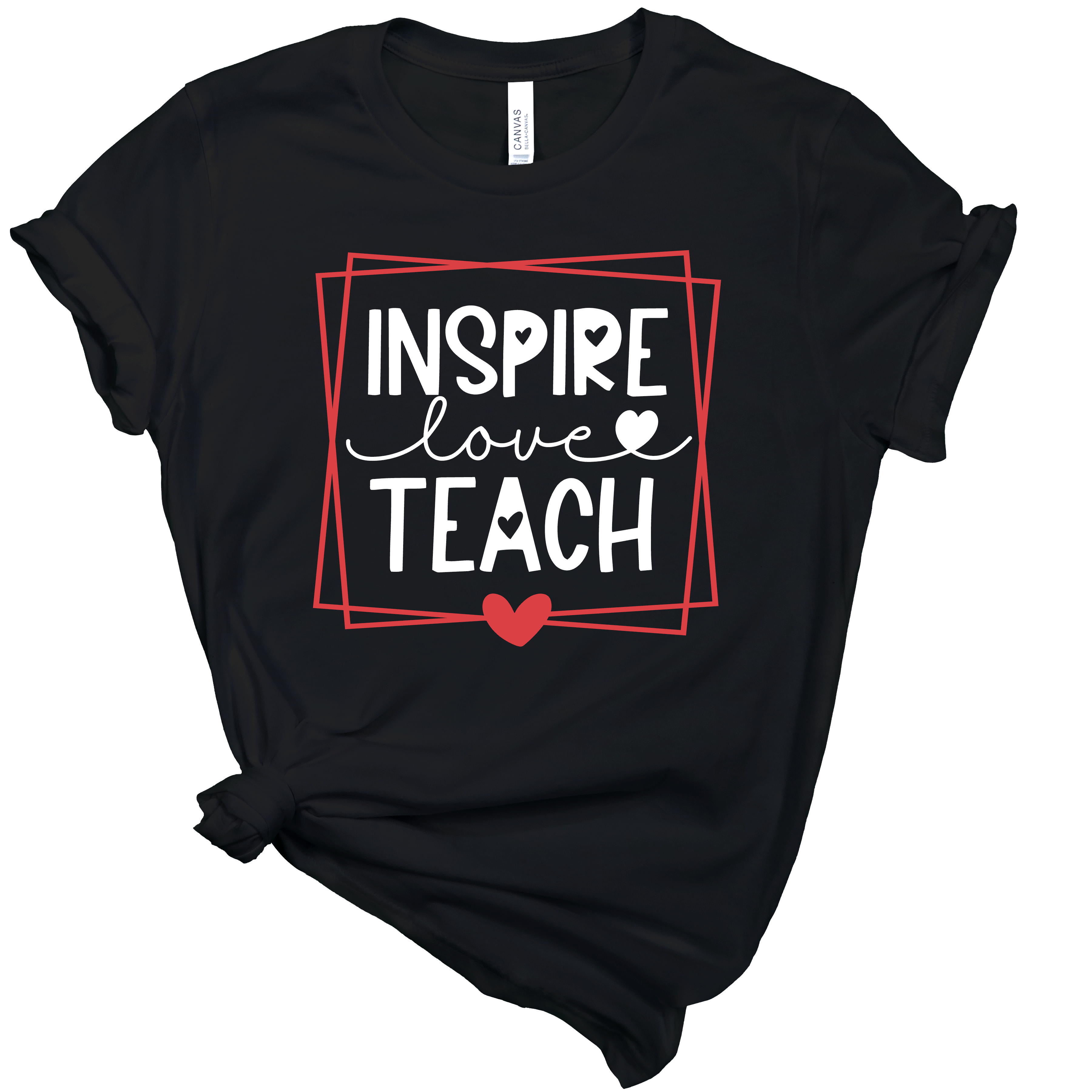 Inspire Love Teach T-Shirt | Mema's Custom Studio