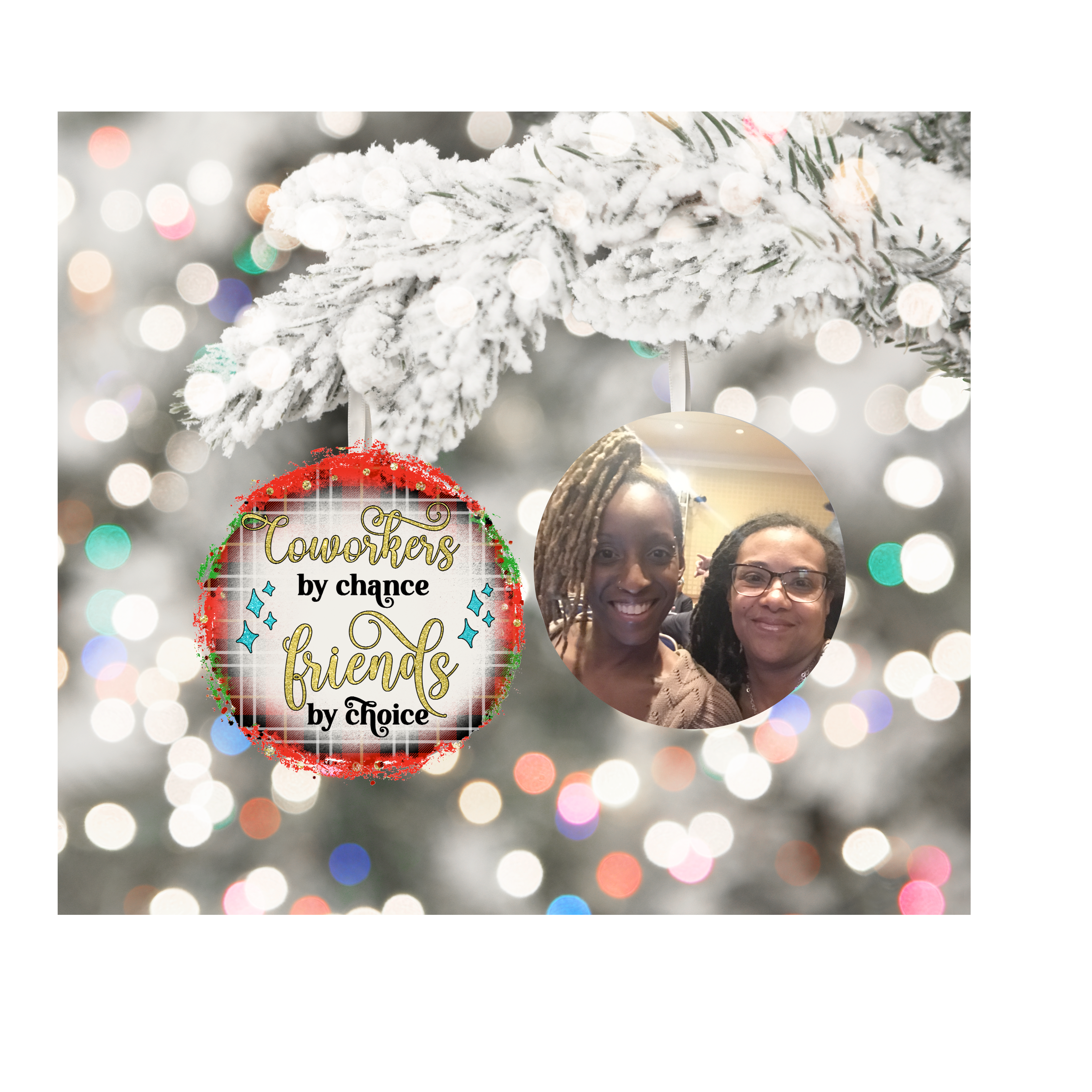 Co-worker Personalized Ornaments