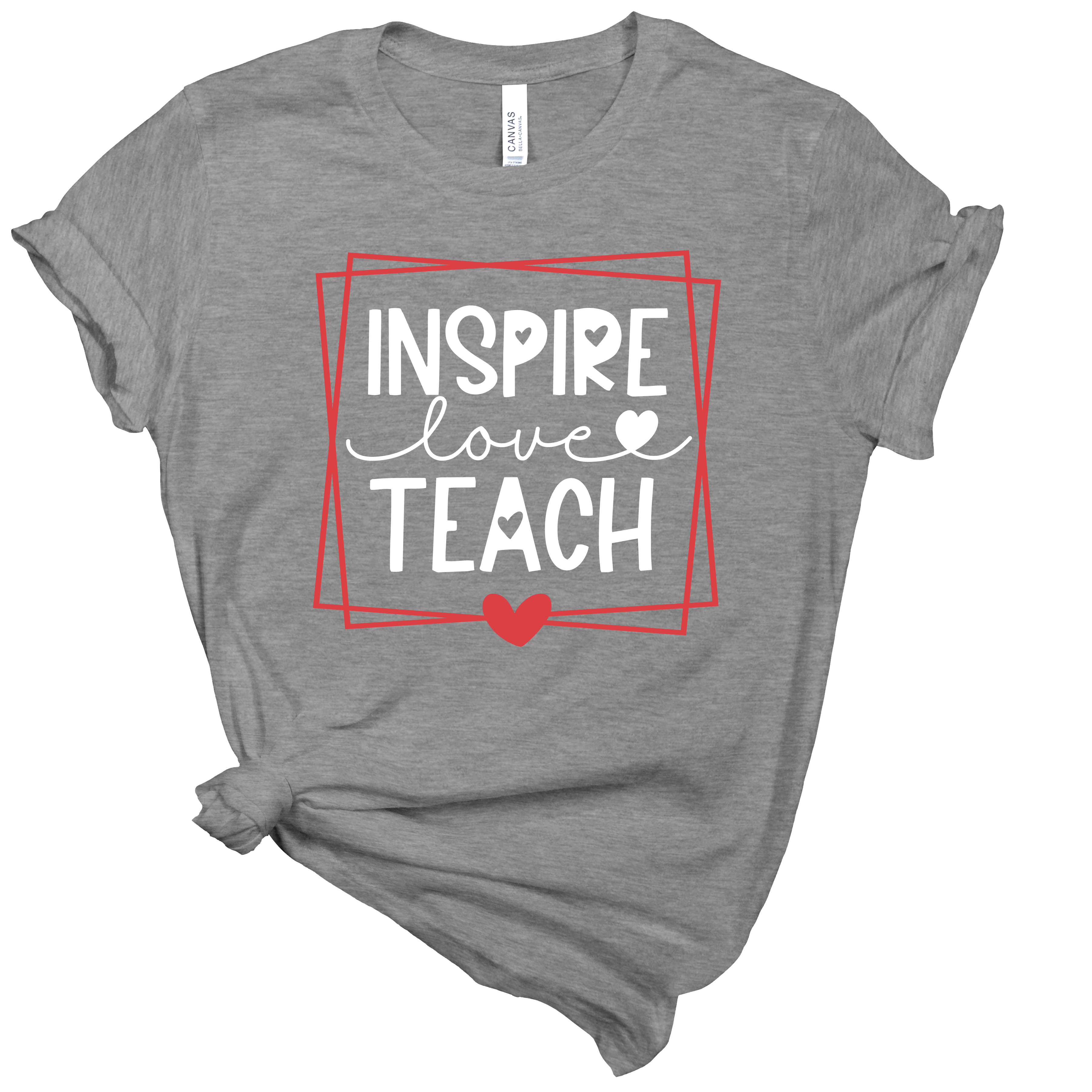 Inspire Love Teach T-Shirt | Mema's Custom Studio