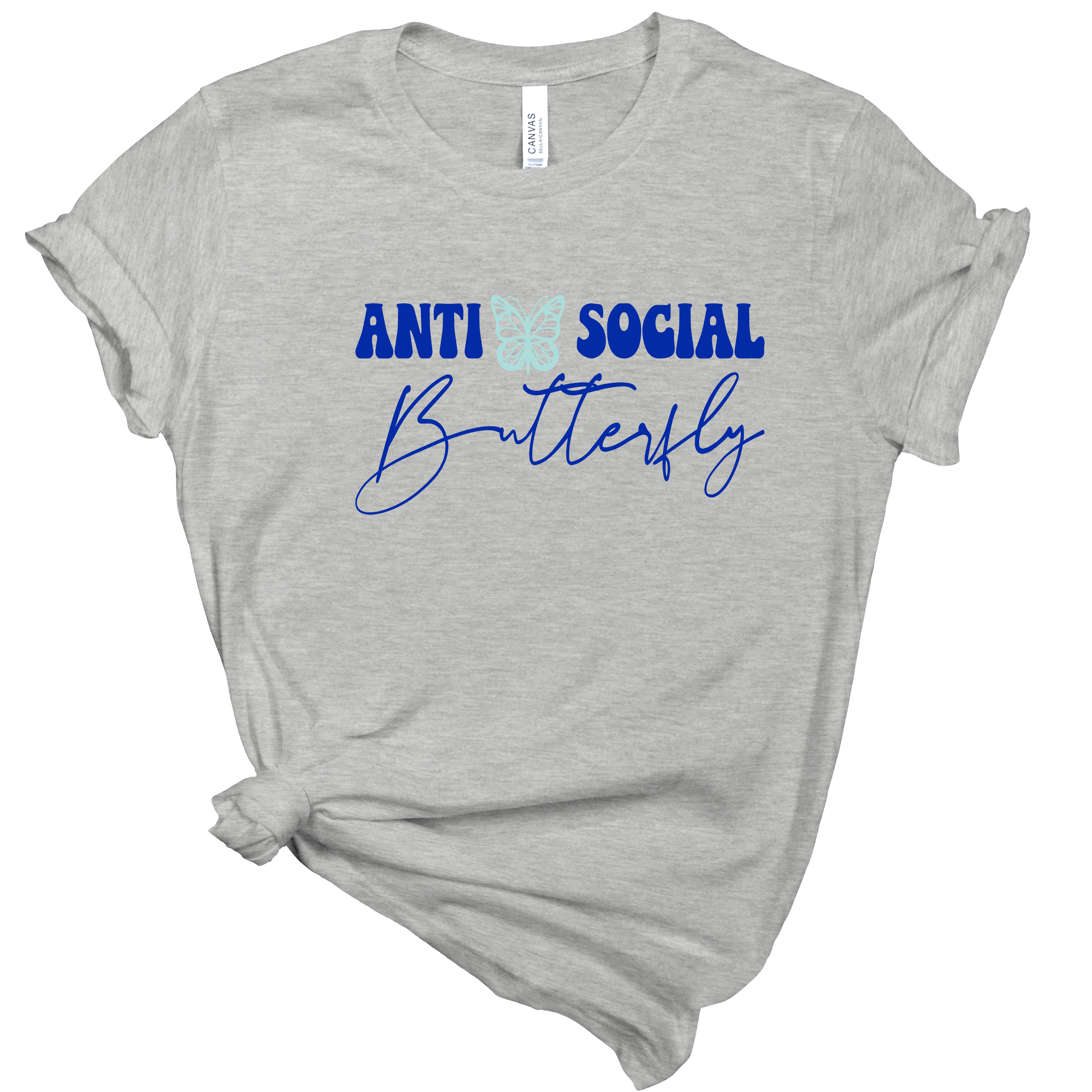 Anti-Social Butterfly T-Shirt | Mema's Custom Studio