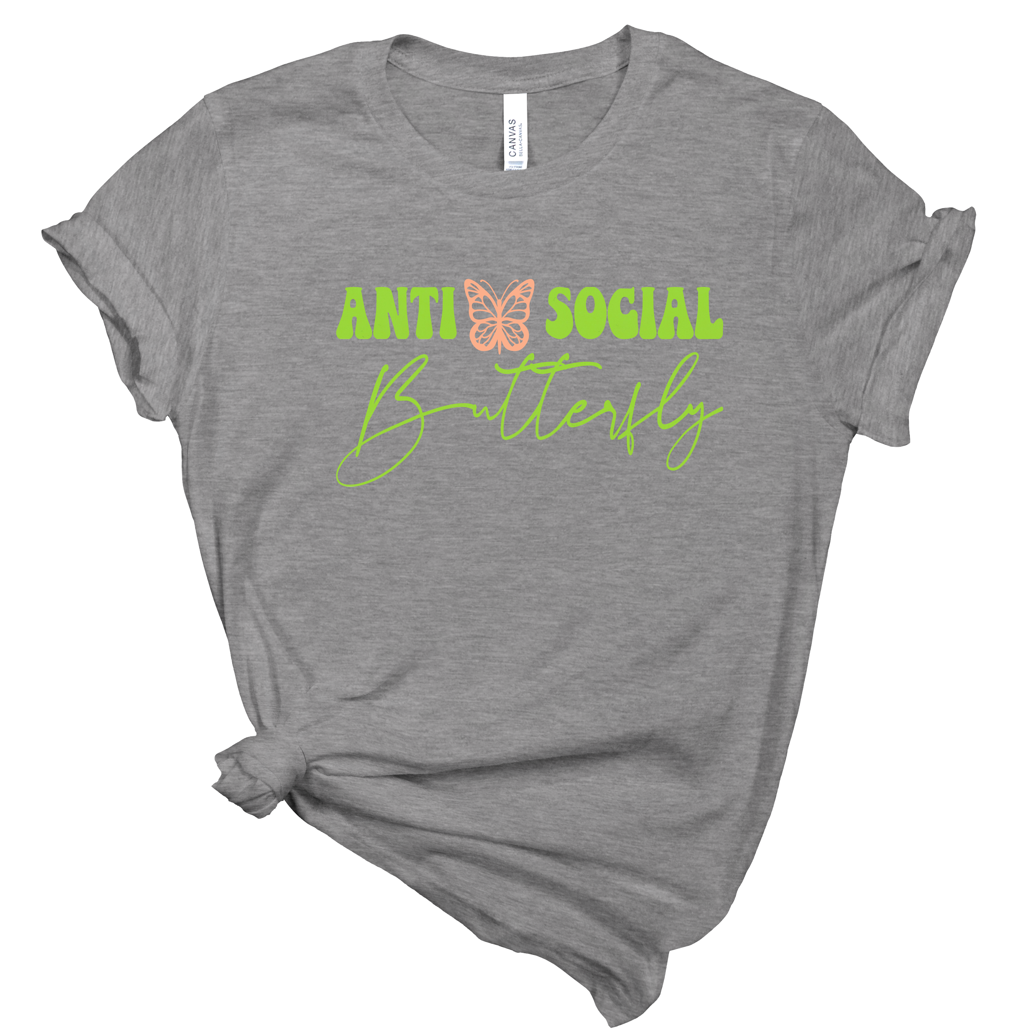 Anti-Social Butterfly T-Shirt | Mema's Custom Studio