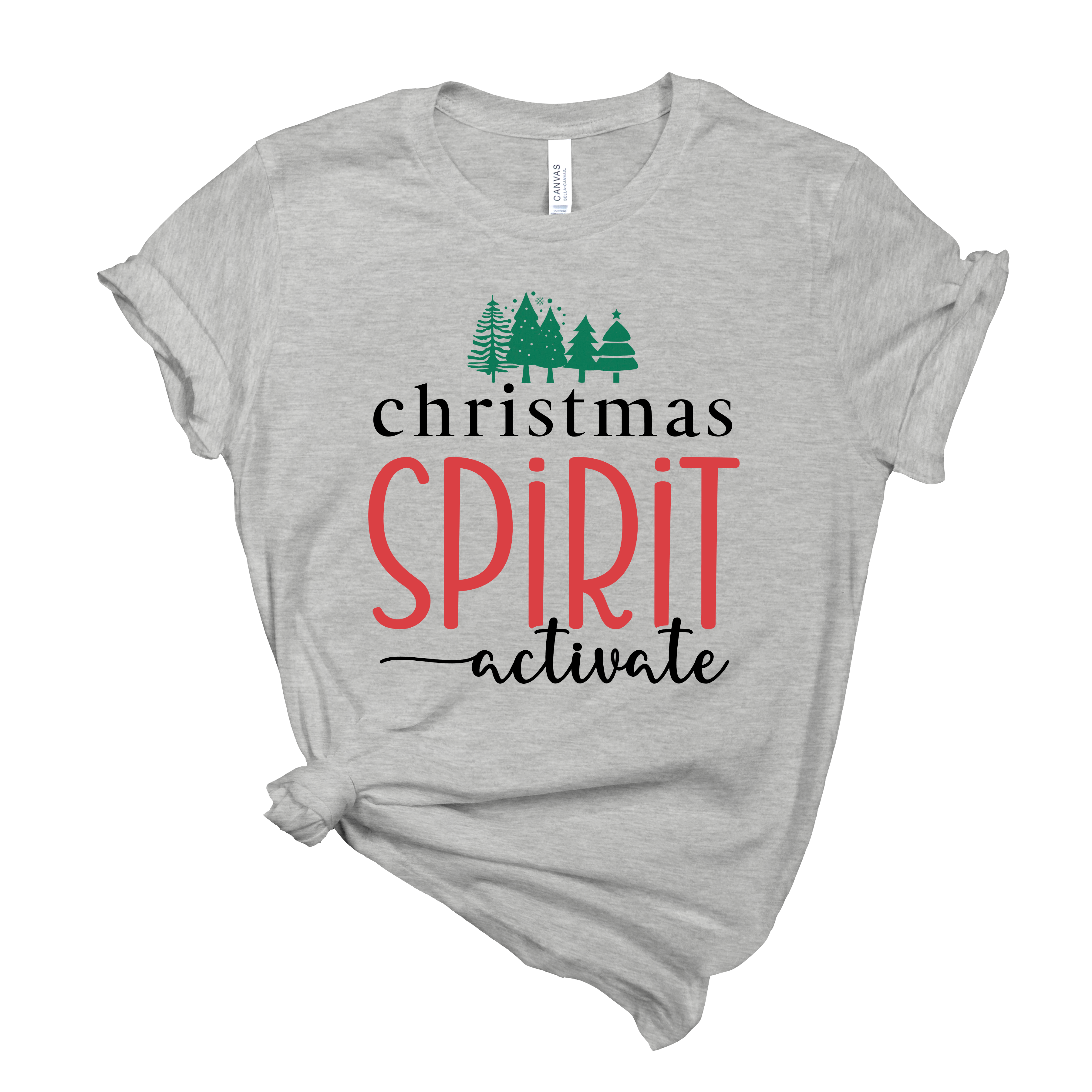 Christmas Spirit Activate T-Shirt | Mema's Custom Studio