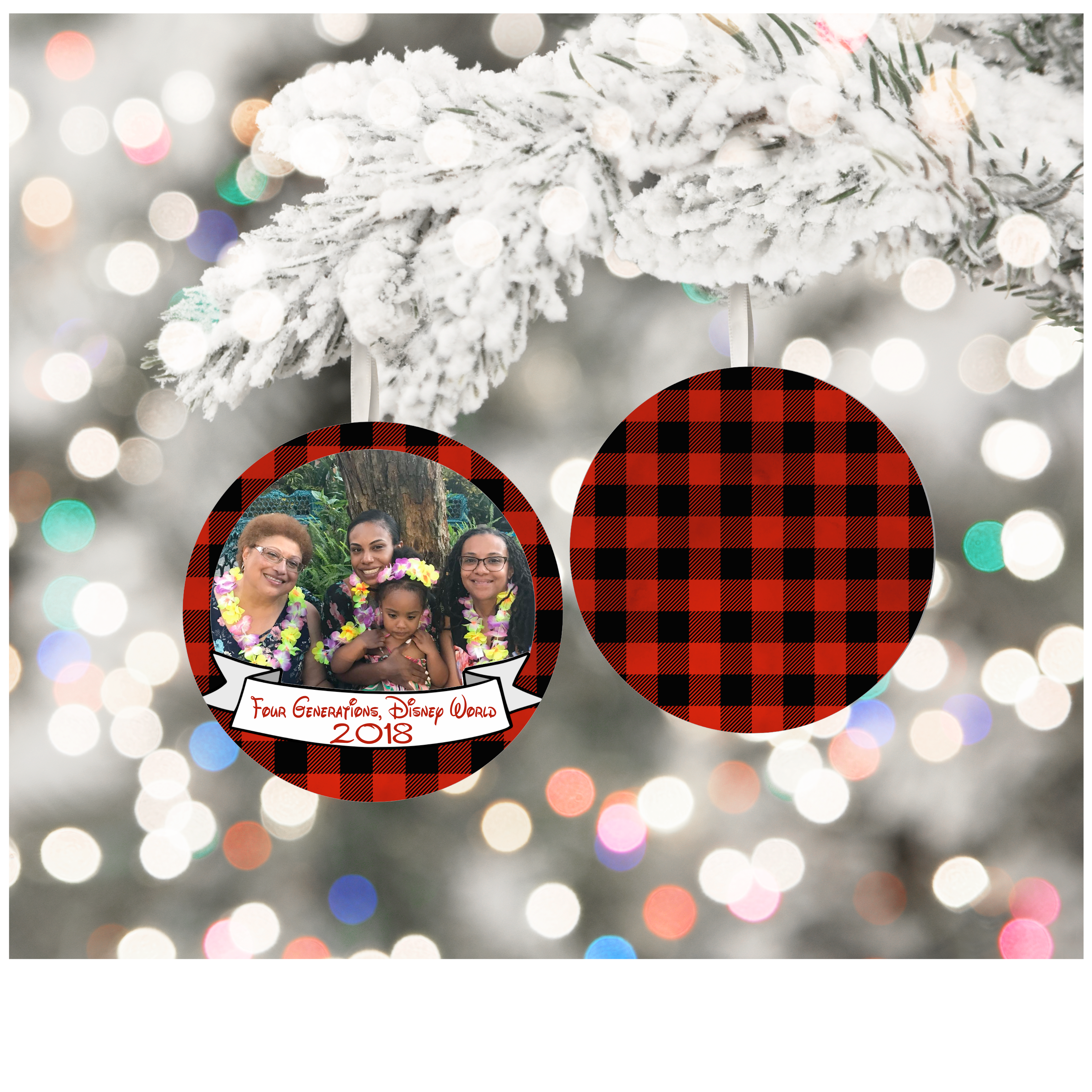 Photo Personalized Ornaments | Mema's Custom Studio