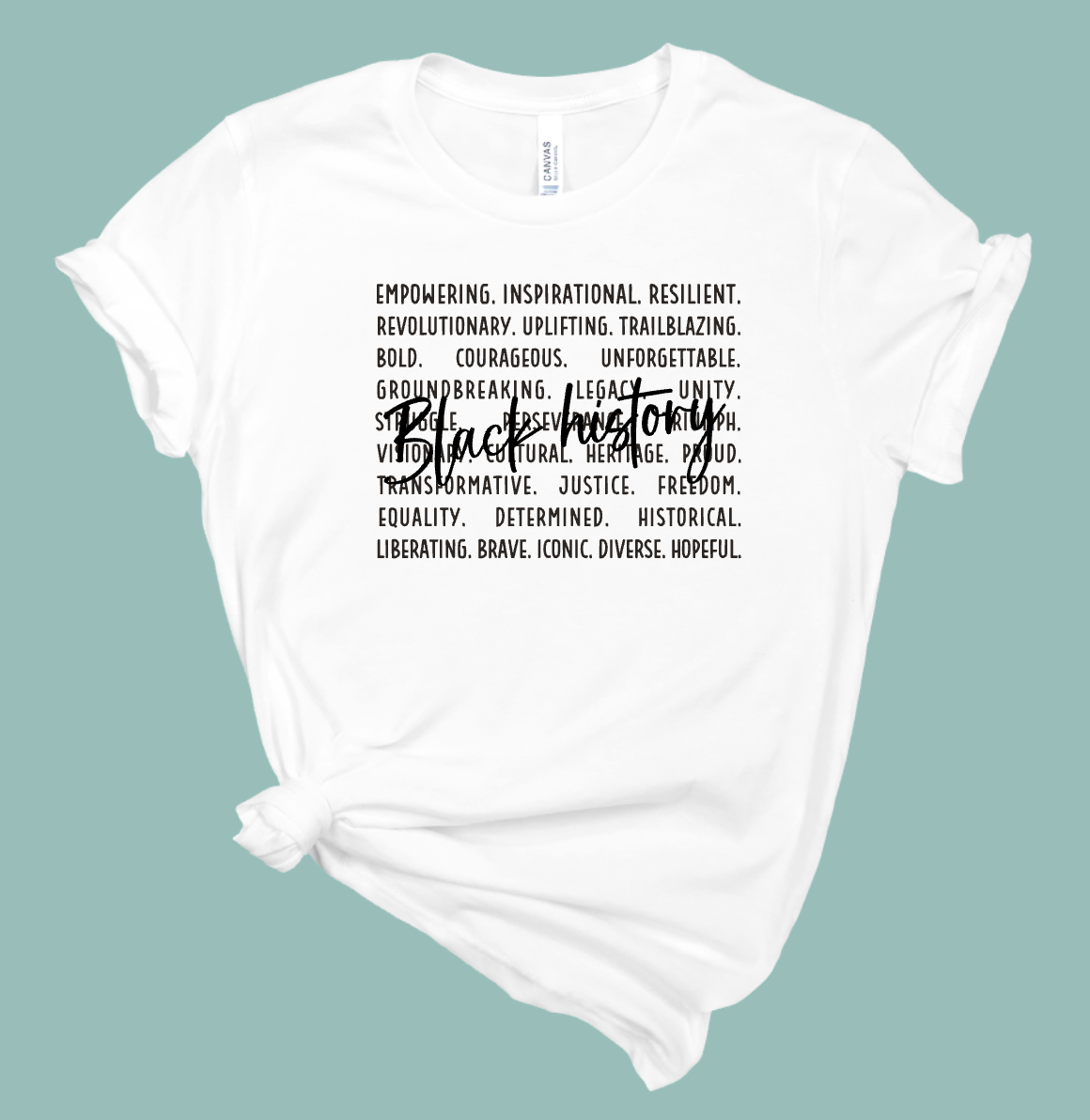 Black History Word Art