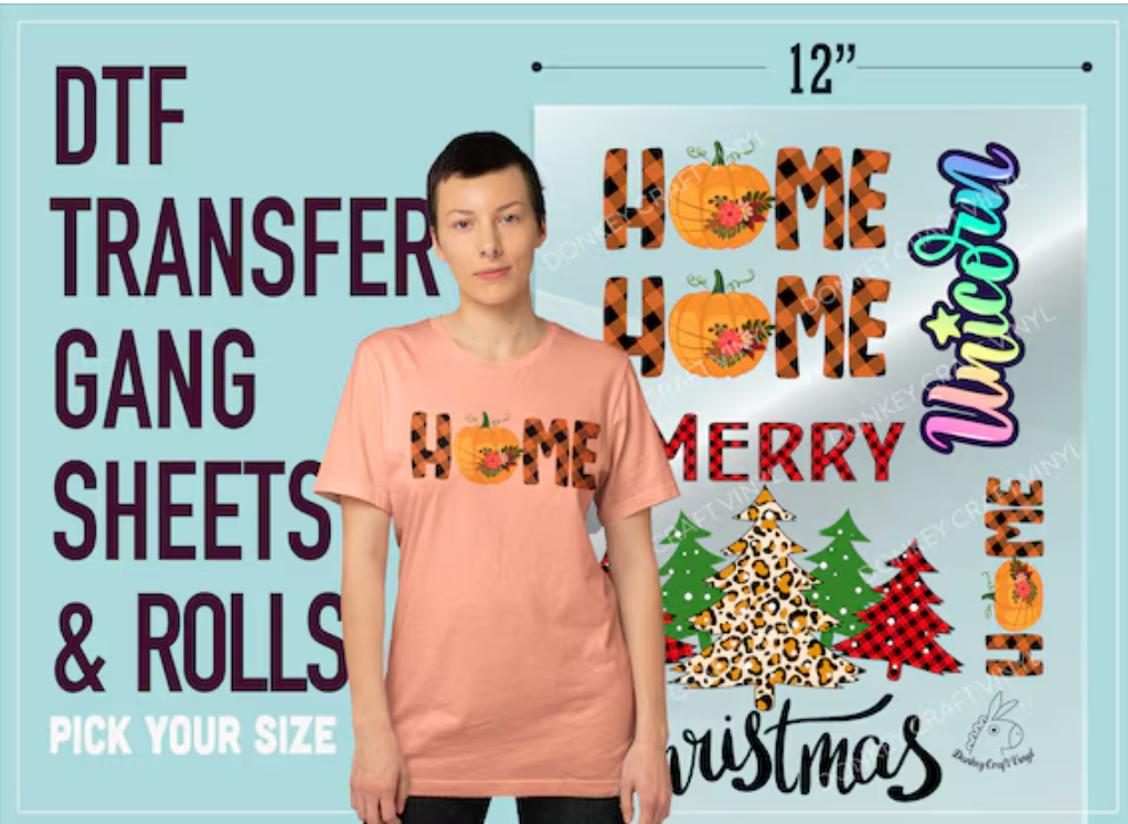 BUILD A GANG SHEET (Transfers)