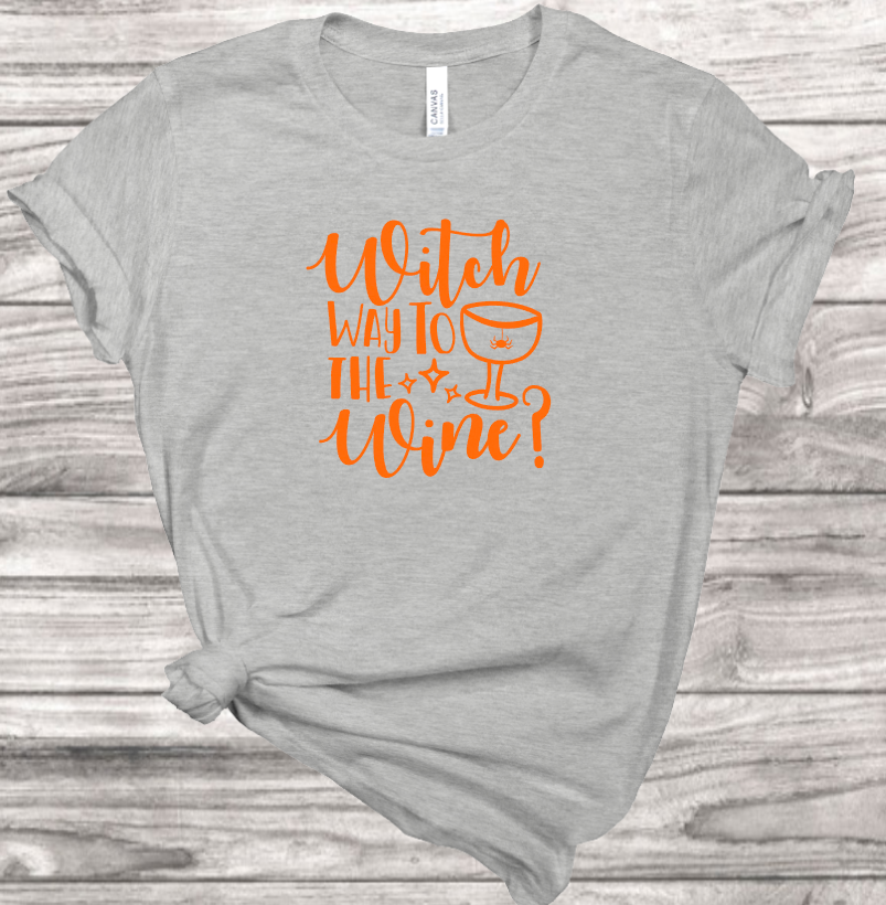 Witch Wine T-Shirt | Mema's Custom Studio - Mema's Custom Studio