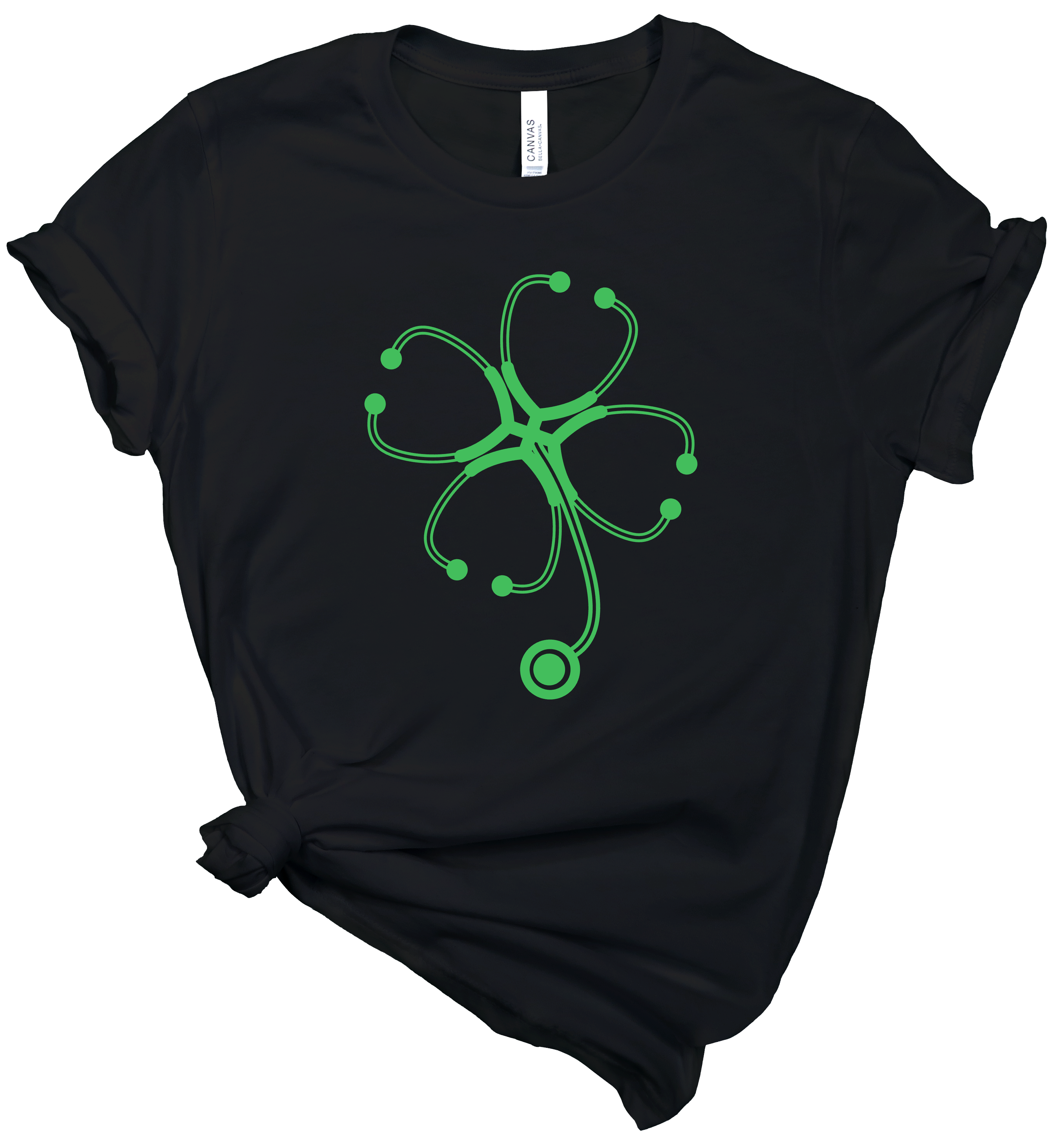 St. Patrick's Day Stethocope T-Shirt | Mema's Custom Studio