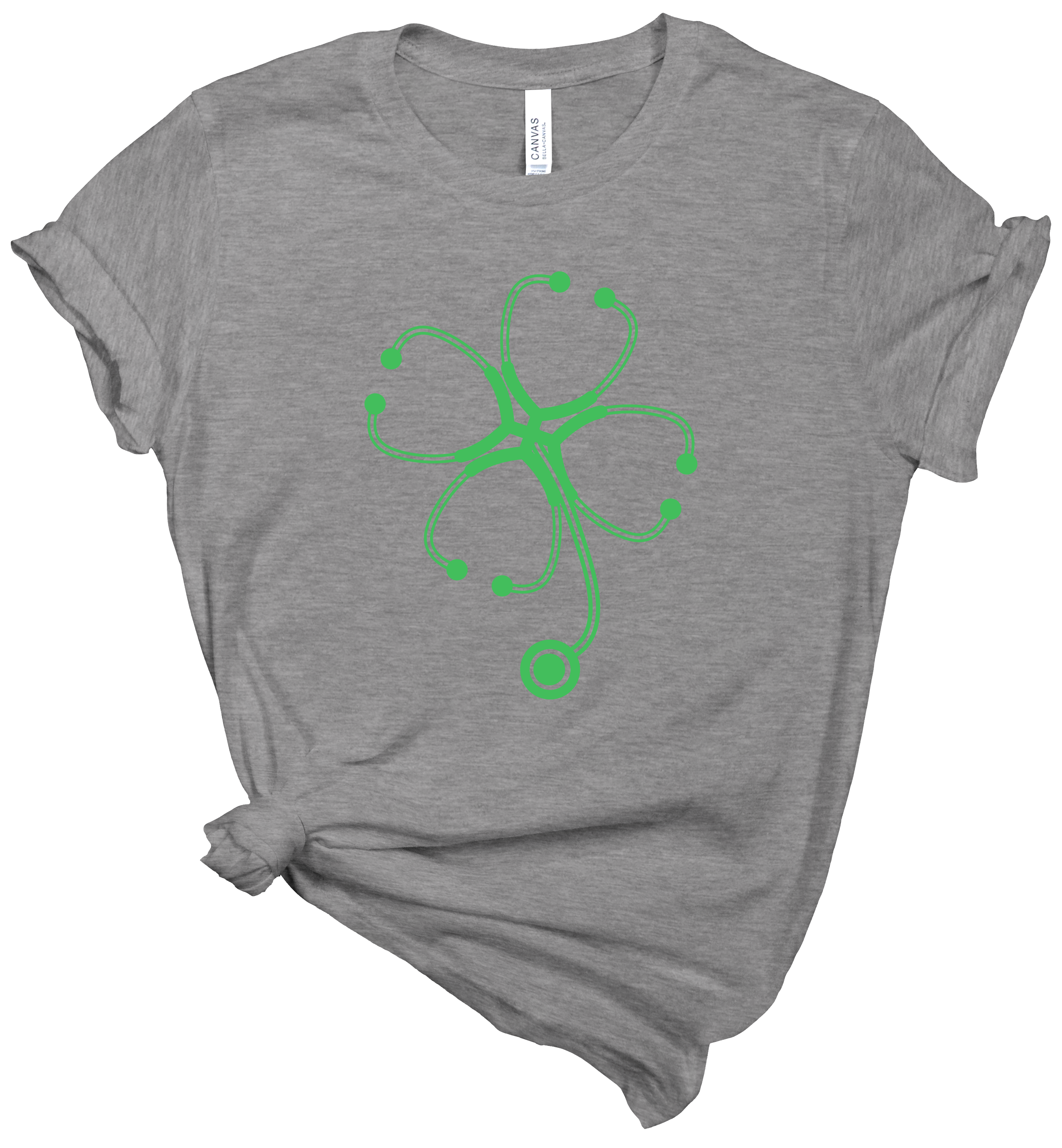 St. Patrick's Day Stethocope T-Shirt | Mema's Custom Studio