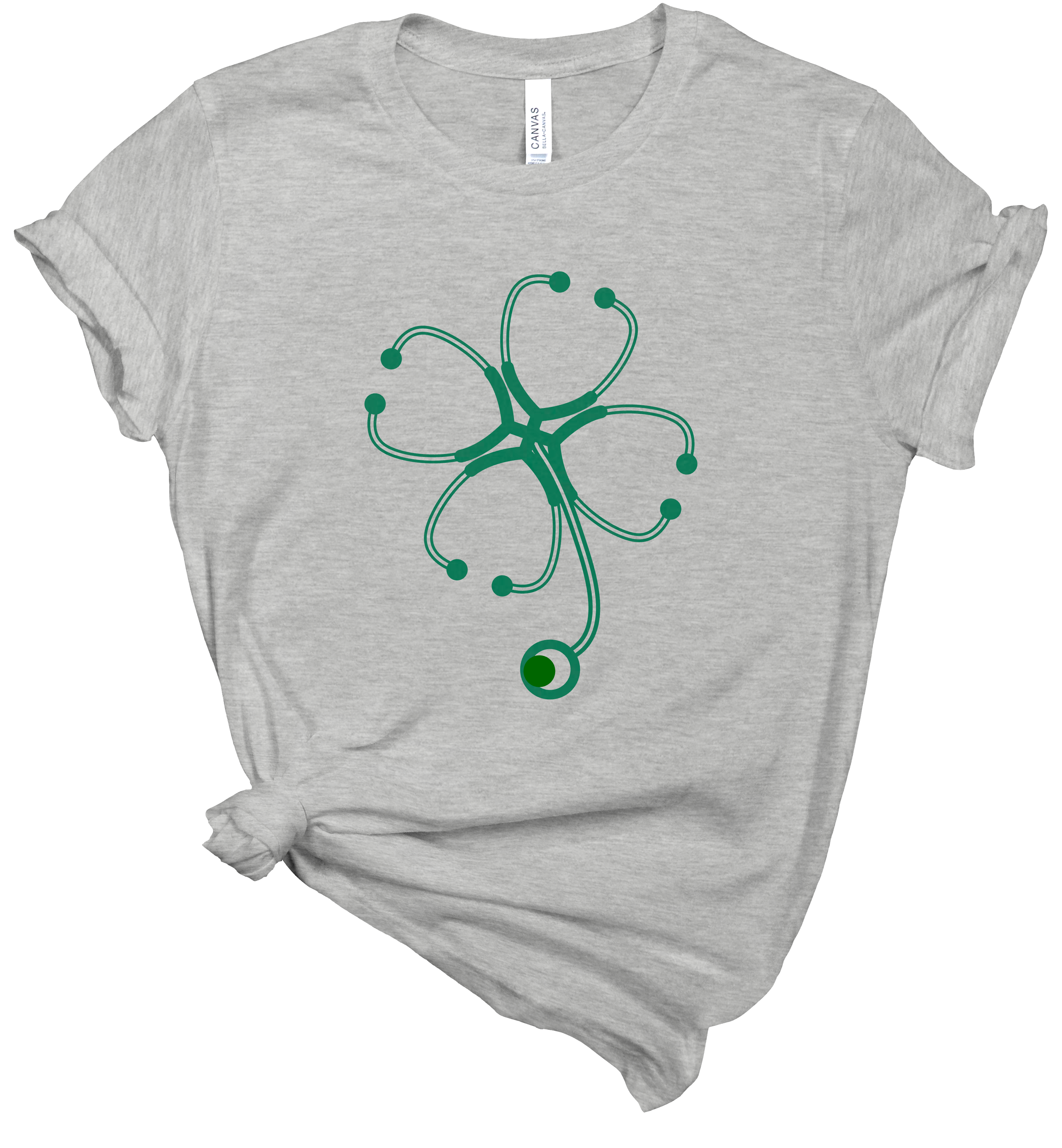 St. Patrick's Day Stethocope T-Shirt | Mema's Custom Studio