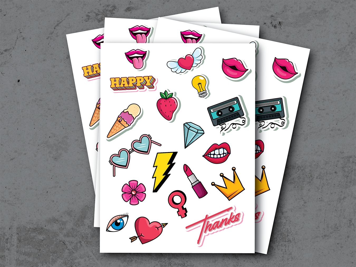 Full Sheet of stickers
